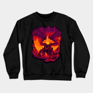 dragon in the cave Crewneck Sweatshirt